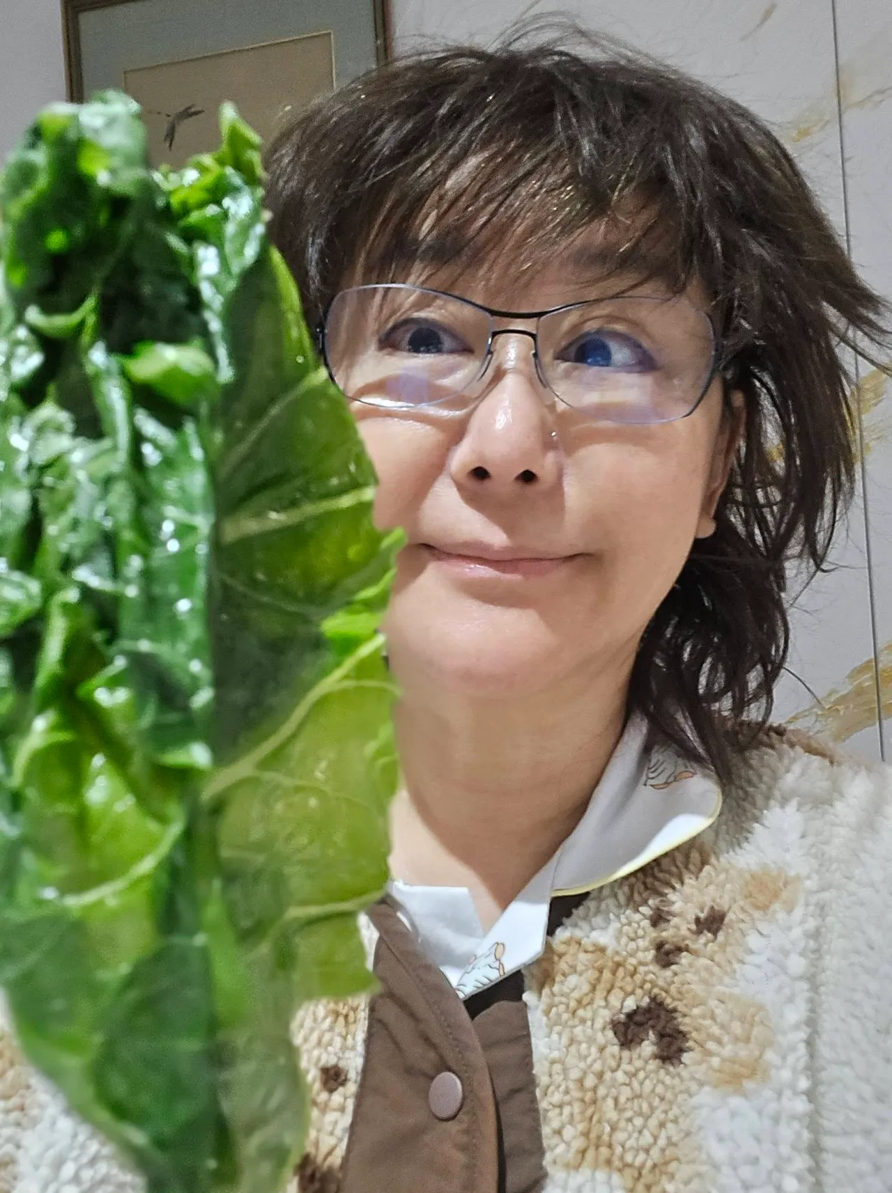 藍心湄撞臉立委王世堅。翻攝藍心湄臉書