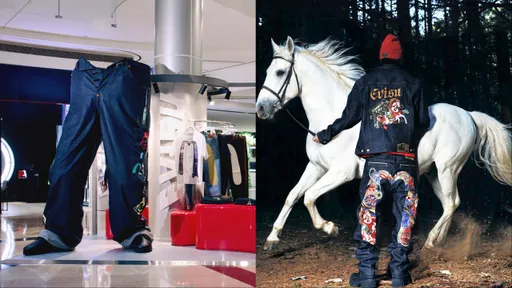 EVISU把巨型牛仔裤搬进101　限定地标系列、马年刺绣齐登场