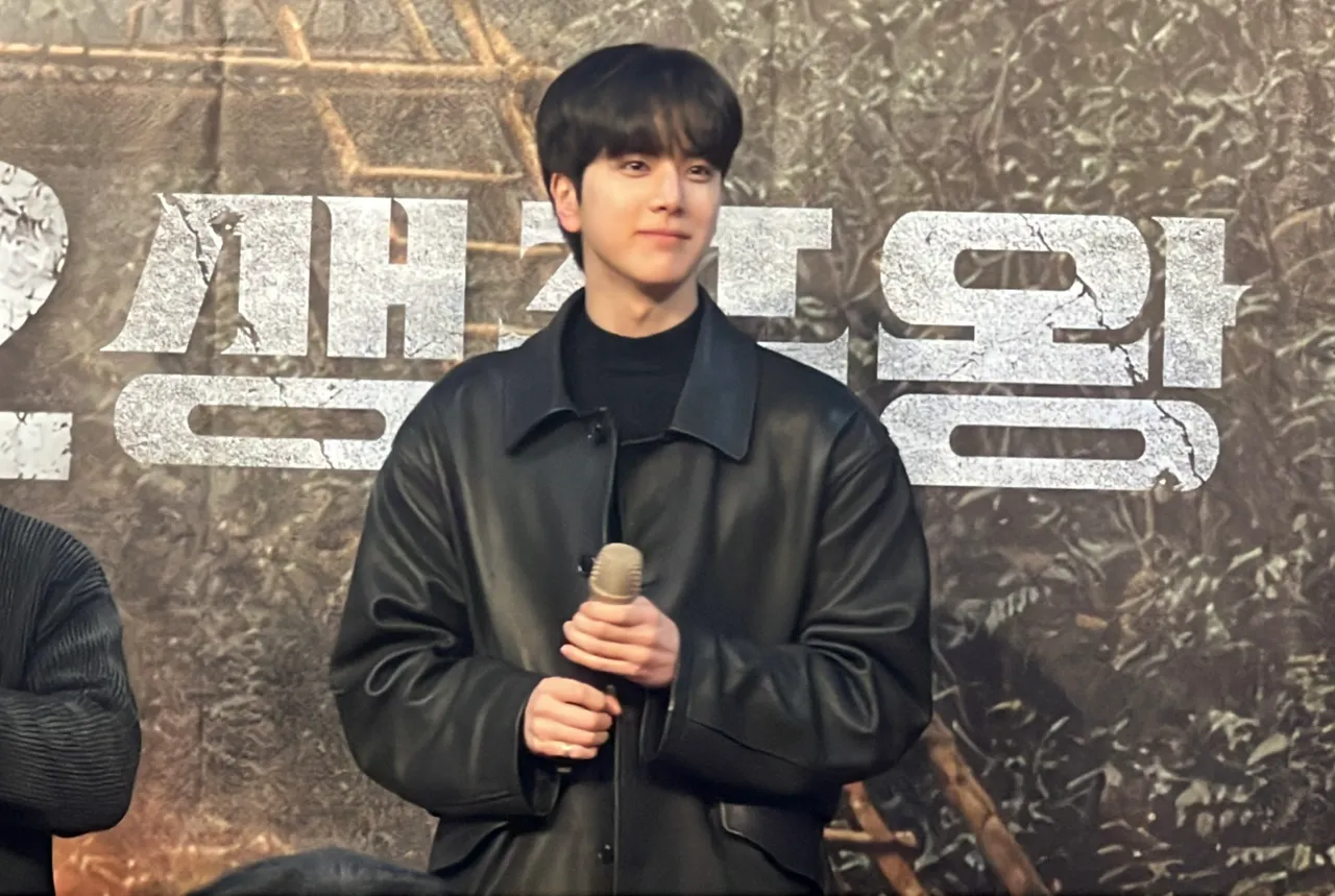 THE BOYZ成員金泳勳有自信在叢林生活，可以不睡覺也可以挨餓。陳薇安攝