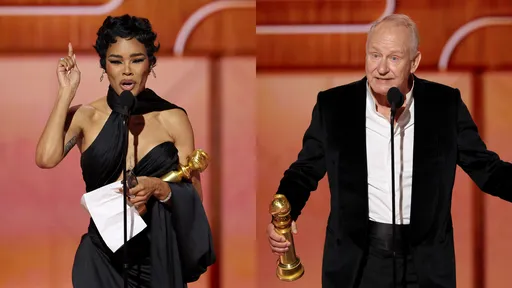 金球奖｜堤亚娜泰勒《一战再战》夺女配激动落泪　《情感的价值》史戴伦拿男配自认年事已高