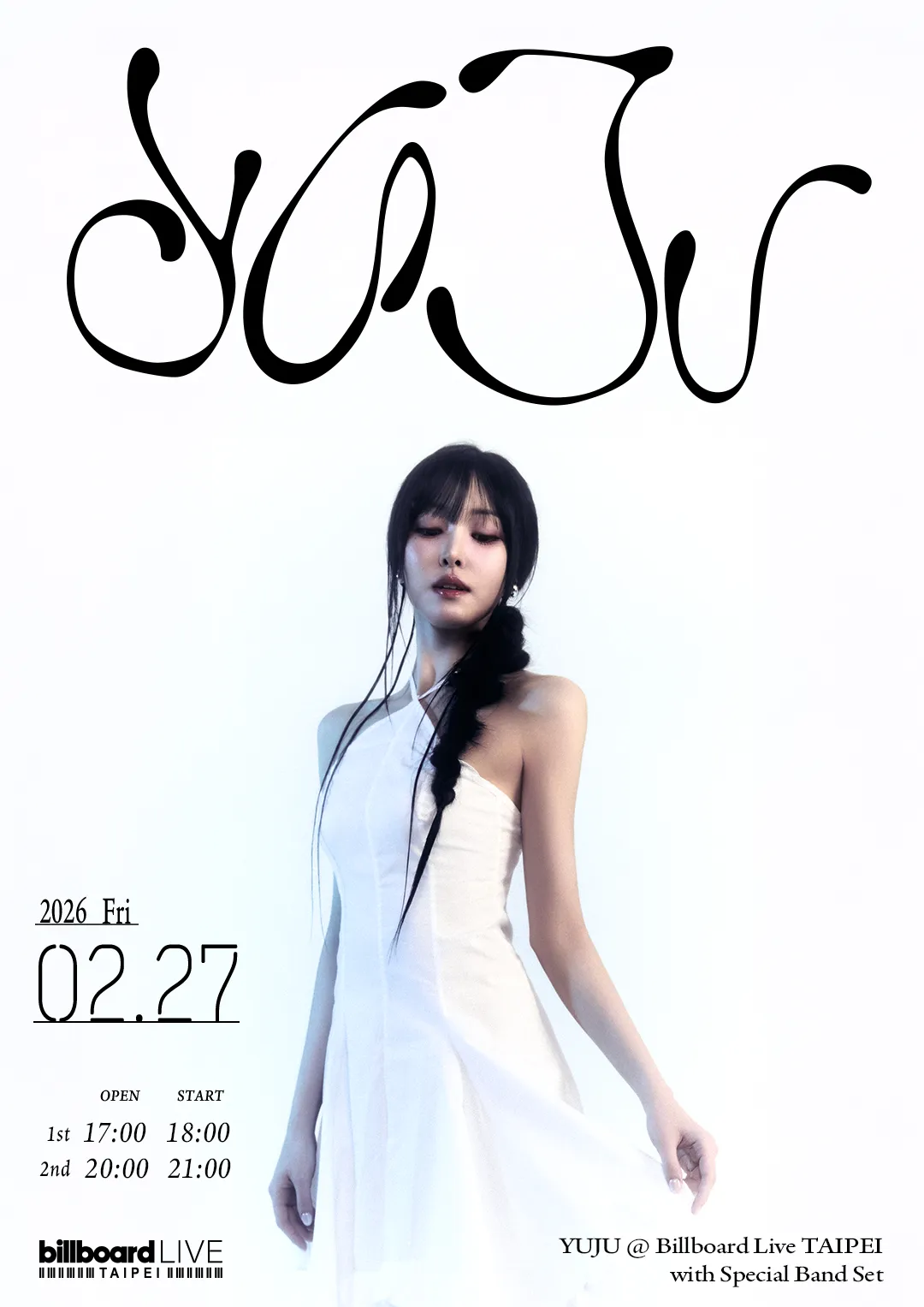 Yuju首度來台開個唱，門票秒殺。Billboard Live TAIPEI提供