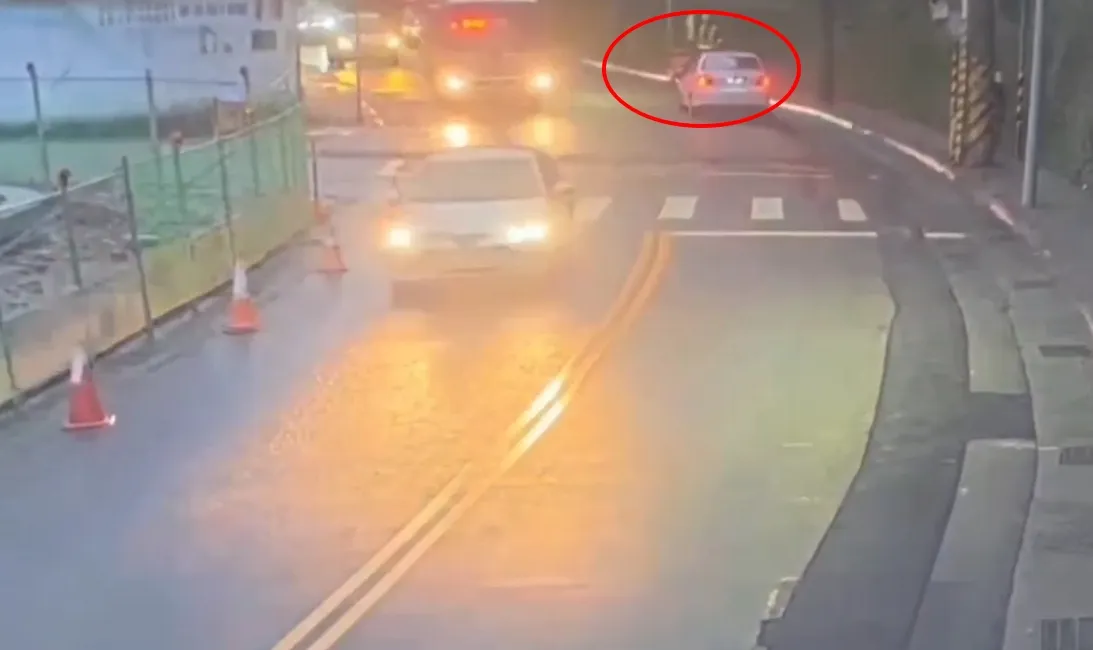 资深艺人王梦麟酒驾肇事　画面曝光！撞路边清洁人员手推车