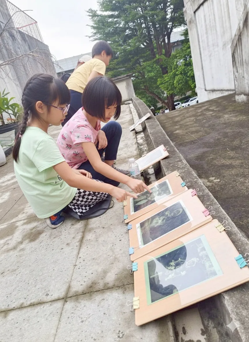 菁桐照相馆将透过蓝晒手作课程，让孩子把阳光、时间与想像力，一起变成属于自己的作品。菁桐照相馆提供