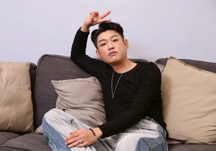 謝章穎談戀愛走佛系路線。莊宗達攝