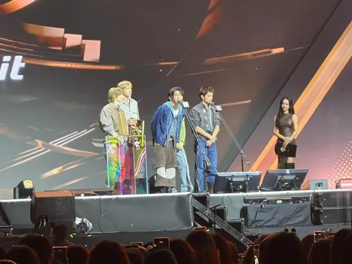 金唱片｜蔡依林開3聲道頒獎給CORTIS！趙雨凡回家鄉用中文致詞：感謝支持