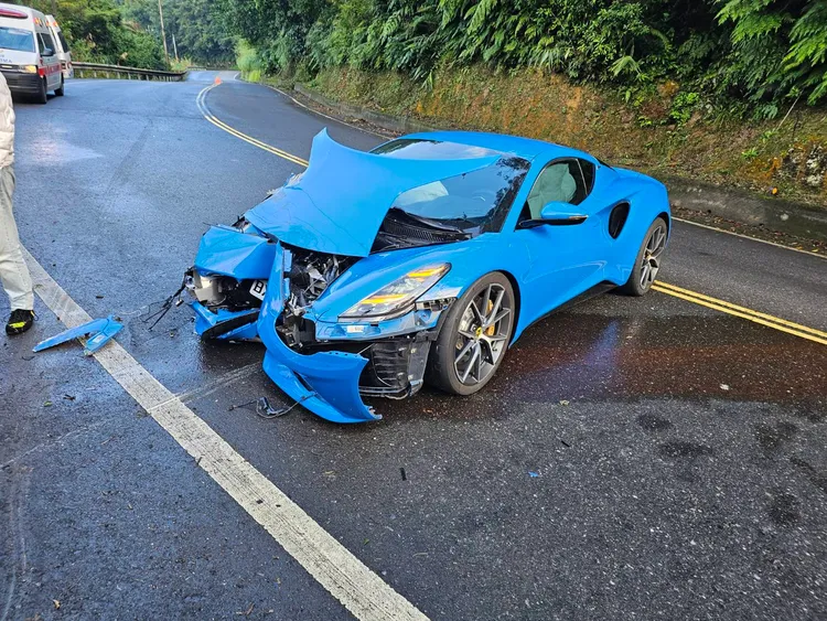 事故車輛。翻攝畫面