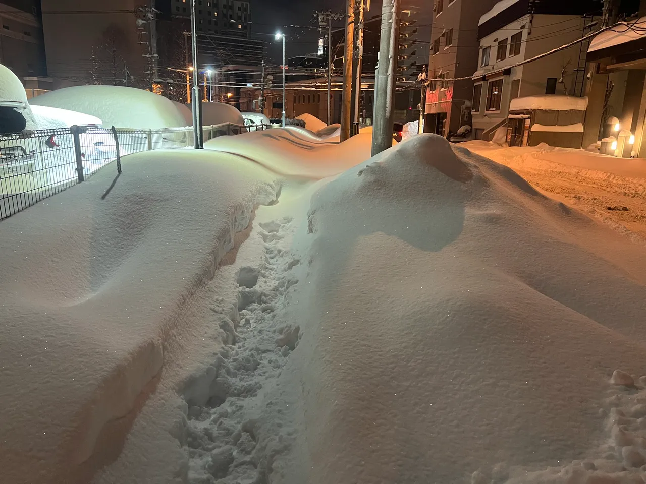 積雪照片。翻攝自X @maruchin_amatou