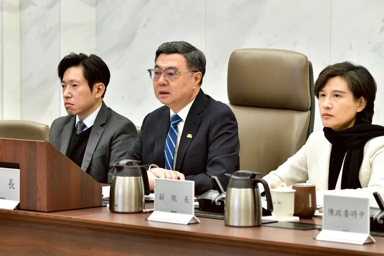 行政院長卓榮泰出席行政院會。行政院提供