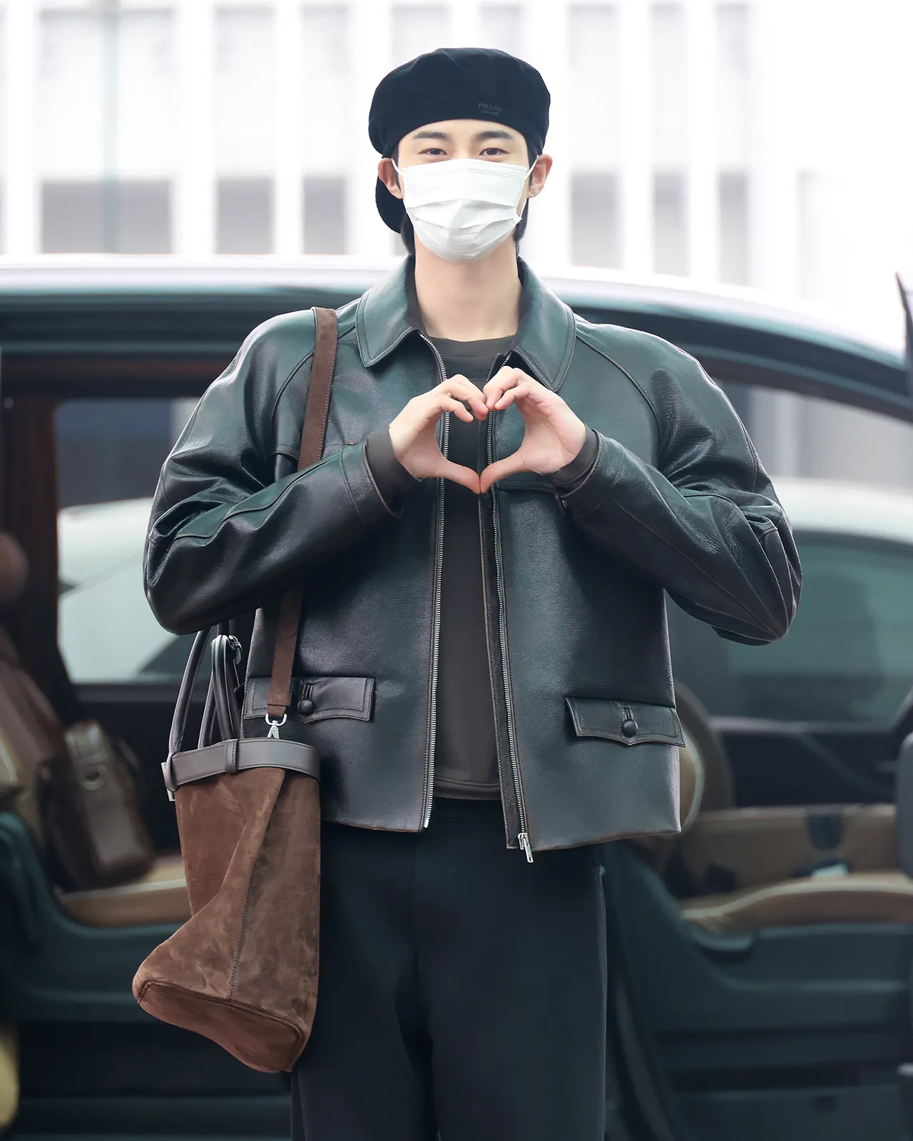 韓國男神邊佑錫也出發米蘭。品牌提供