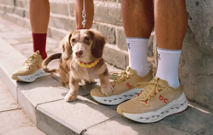 Cloudsurfer Max馬年限定版以清新淺棕色鞋面搭白色中底，呼應駿馬奔馳的自然色澤。品牌提供