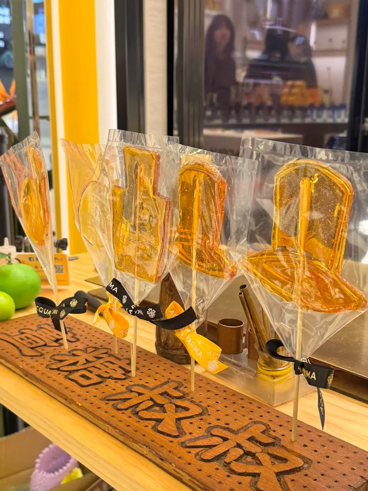 Acqua di Parma在限定活動場次推出畫糖活動。張家玲攝