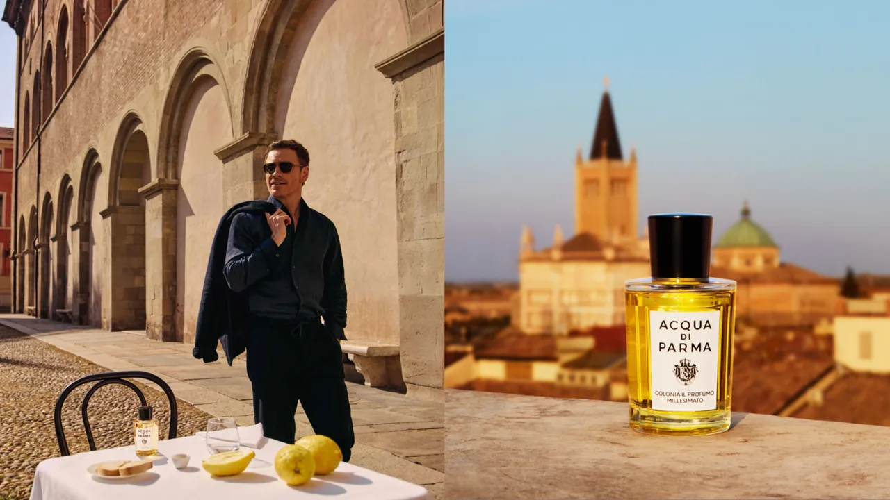 Acqua di Parma迎接110周年，邀情「萬磁王」Michael Fassbender拍攝形象廣告，並推出了克羅尼亞經典淡香精臻選典藏版。品牌提供
