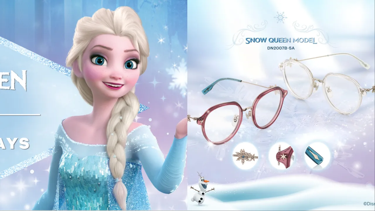 OWNDAYS推出《冰雪奇緣》聯名系列。品牌提供