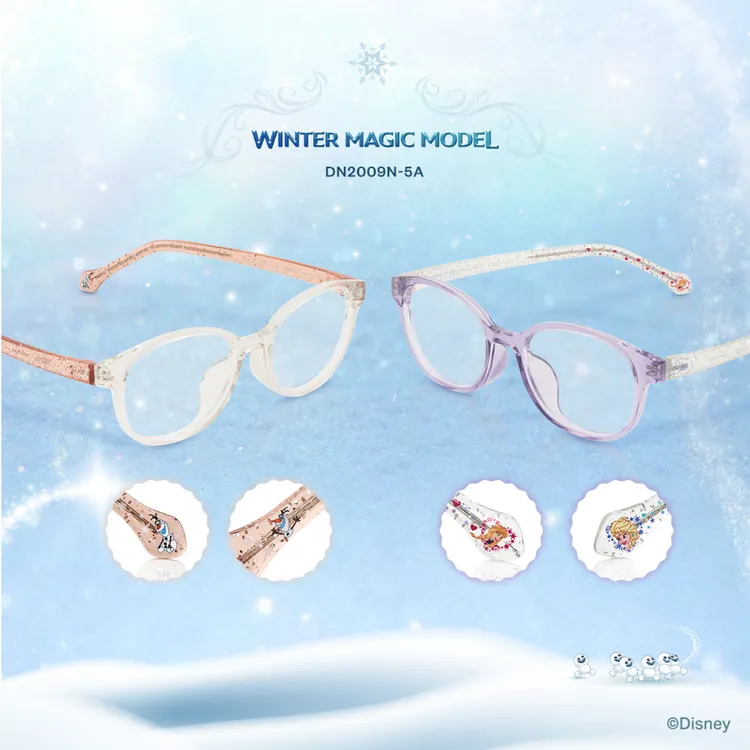 孩童款鏡腳內側藏有雪寶圖樣。品牌提供