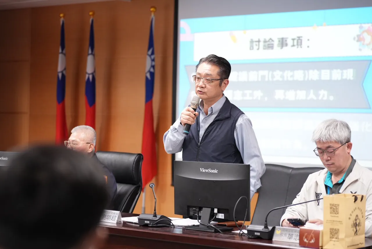 育局副局長劉明超致詞。翻攝畫面