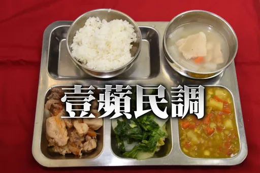 壹蘋民調｜公私立學校都免費營養午餐，你支持嗎？