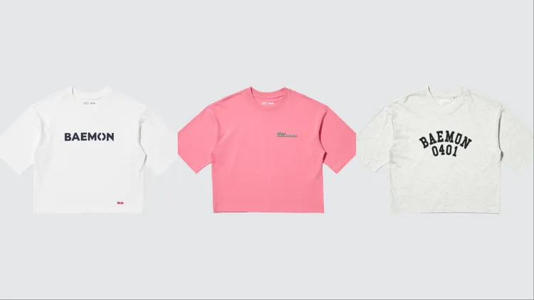 UNIQLO BABYMONSTER UT印花T恤，各490元。品牌提供