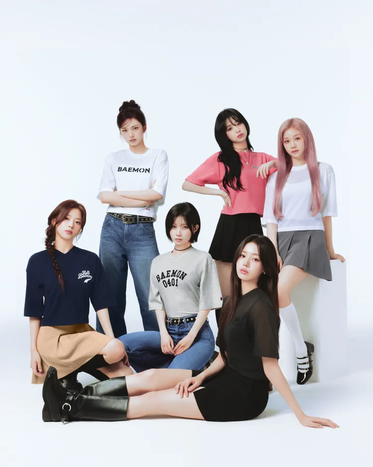 BABYMONSTER 6名成員親自上陣拍攝形象大片。品牌提供