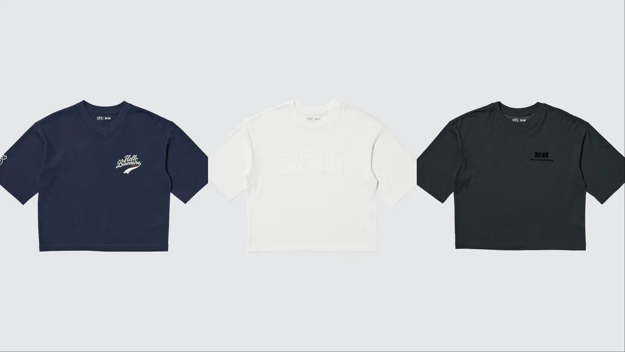 UNIQLO BABYMONSTER UT印花T恤，各490元。品牌提供