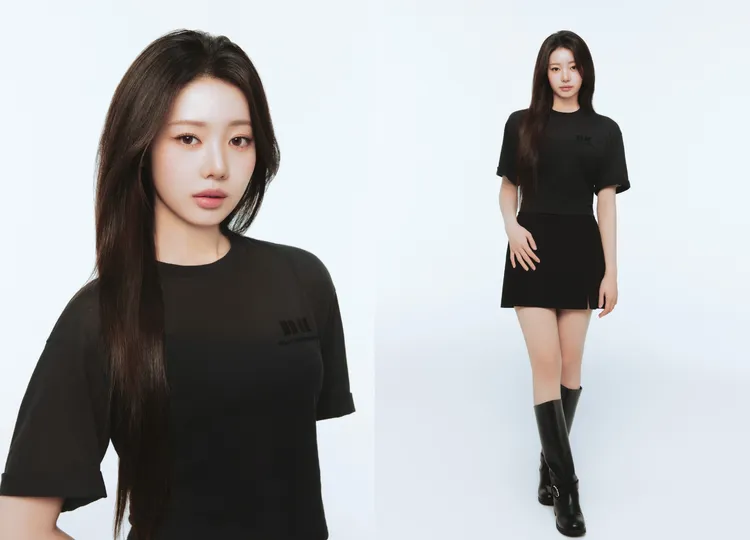 RORA則是以裙黑穿搭與黑靴展現女性魅力。品牌提供