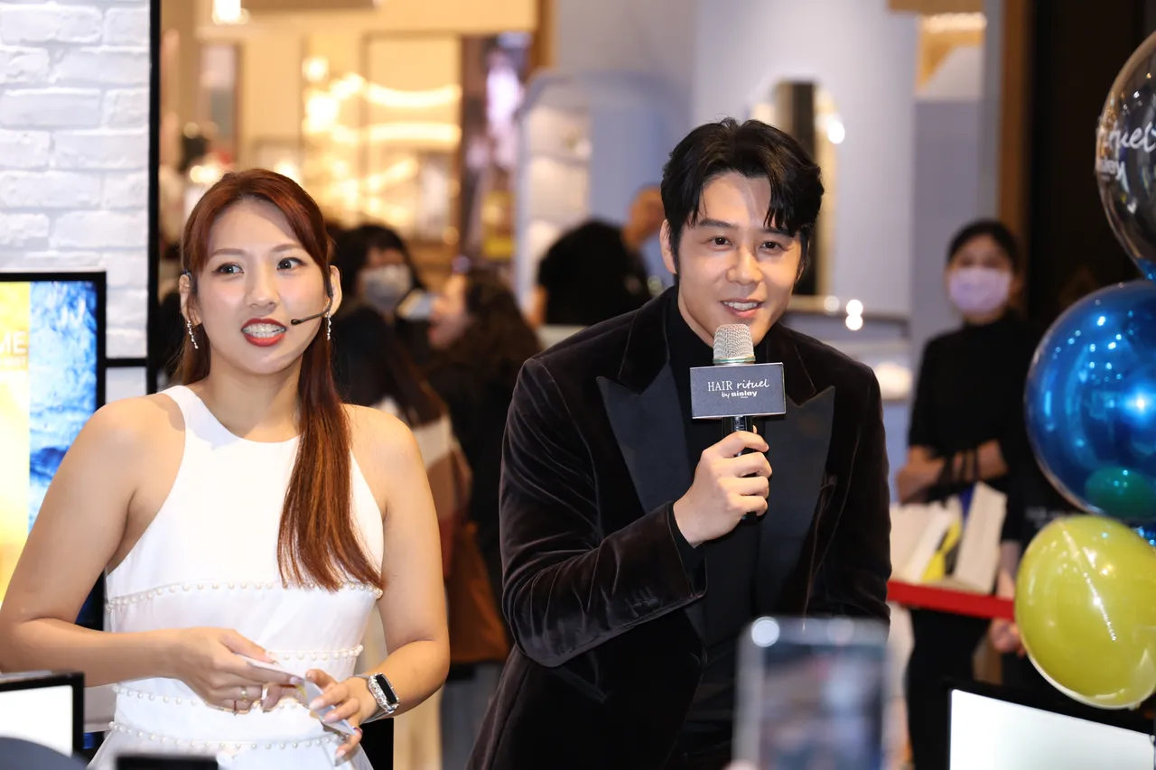 胡宇威認真參與活動。彭欣偉攝