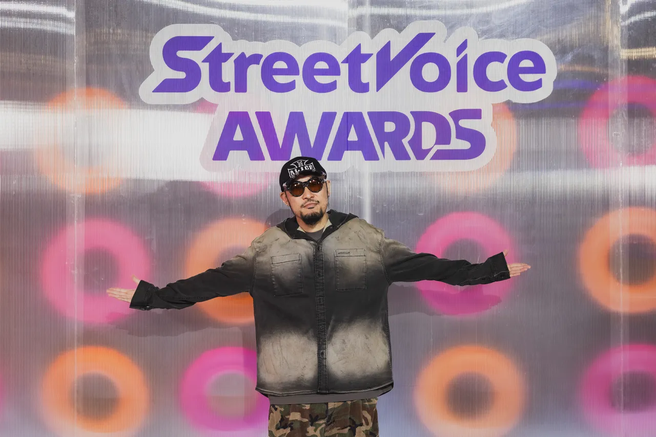 MC HotDog擔任「年度評審團推薦」獎項頒獎人。StreetVoice街聲提供