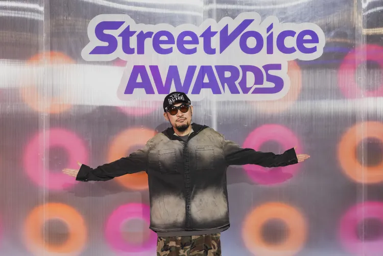 MC HotDog擔任「年度評審團推薦」獎項頒獎人。StreetVoice街聲提供