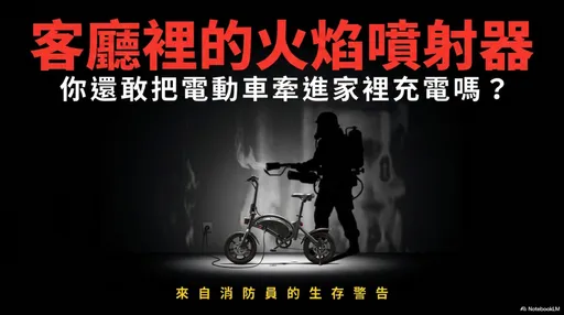 電動車牽進家裡充電　消防員警告：小心變客廳火焰噴射器