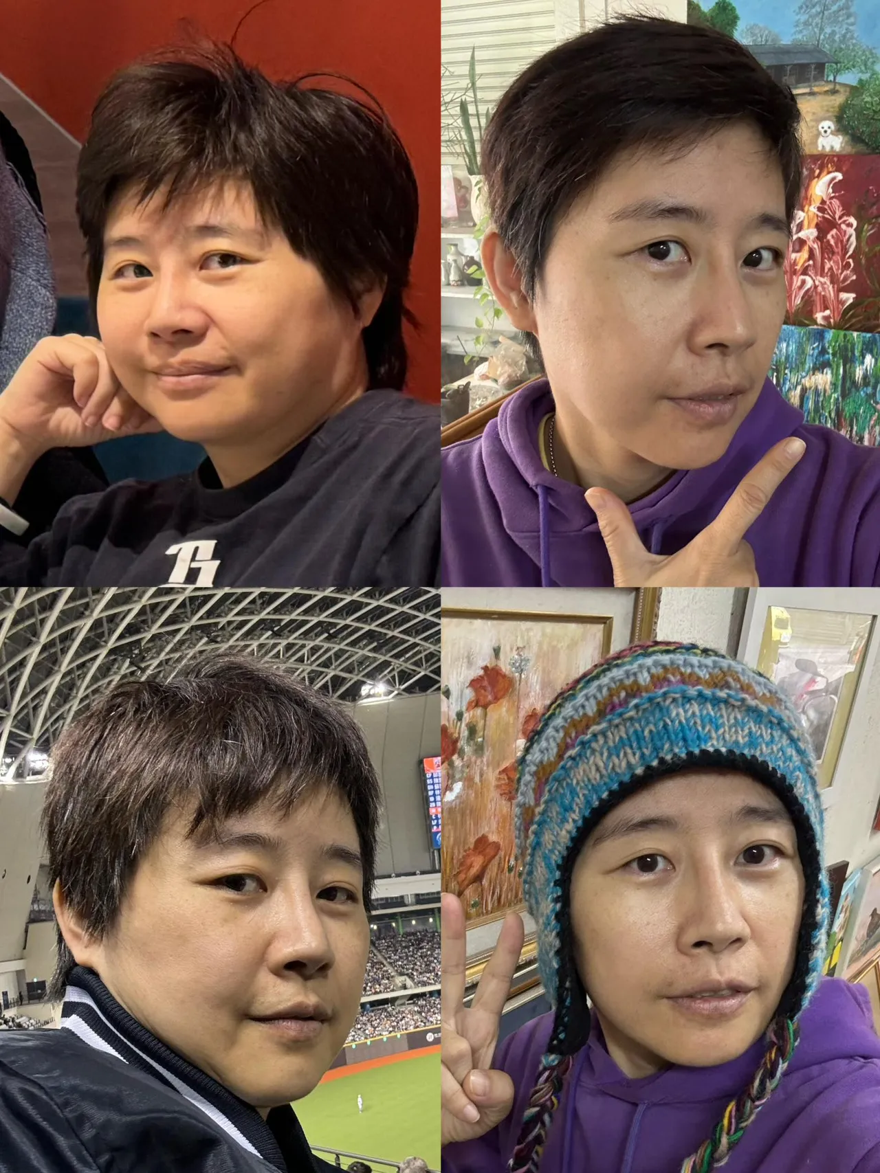 「卡神」杨蕙如曝打猛健乐的前后对比。翻摄杨蕙如脸书