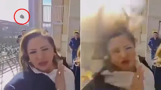 惊人影片｜国会大厦外「爆裂物炸头」　宏都拉斯反对派女议员负伤