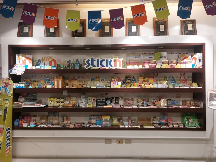 N次貼便條紙是聚和重要事業體，產品琳瑯滿目。凃建豐攝