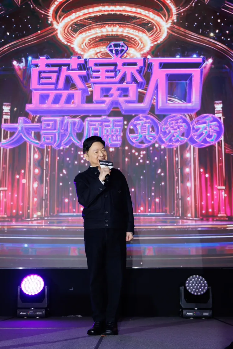 寶島歌王葉啟田將演出力挺藍寶石。翻攝畫面