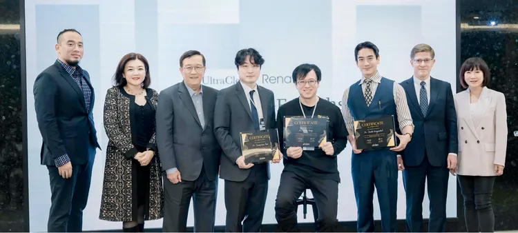 彭賢禮醫師在高雄彭賢禮皮膚科診所舉辦的亞太區研討會中，與來自泰國、韓國等國際講師，分享針對冷纖雷射的臨床經驗。