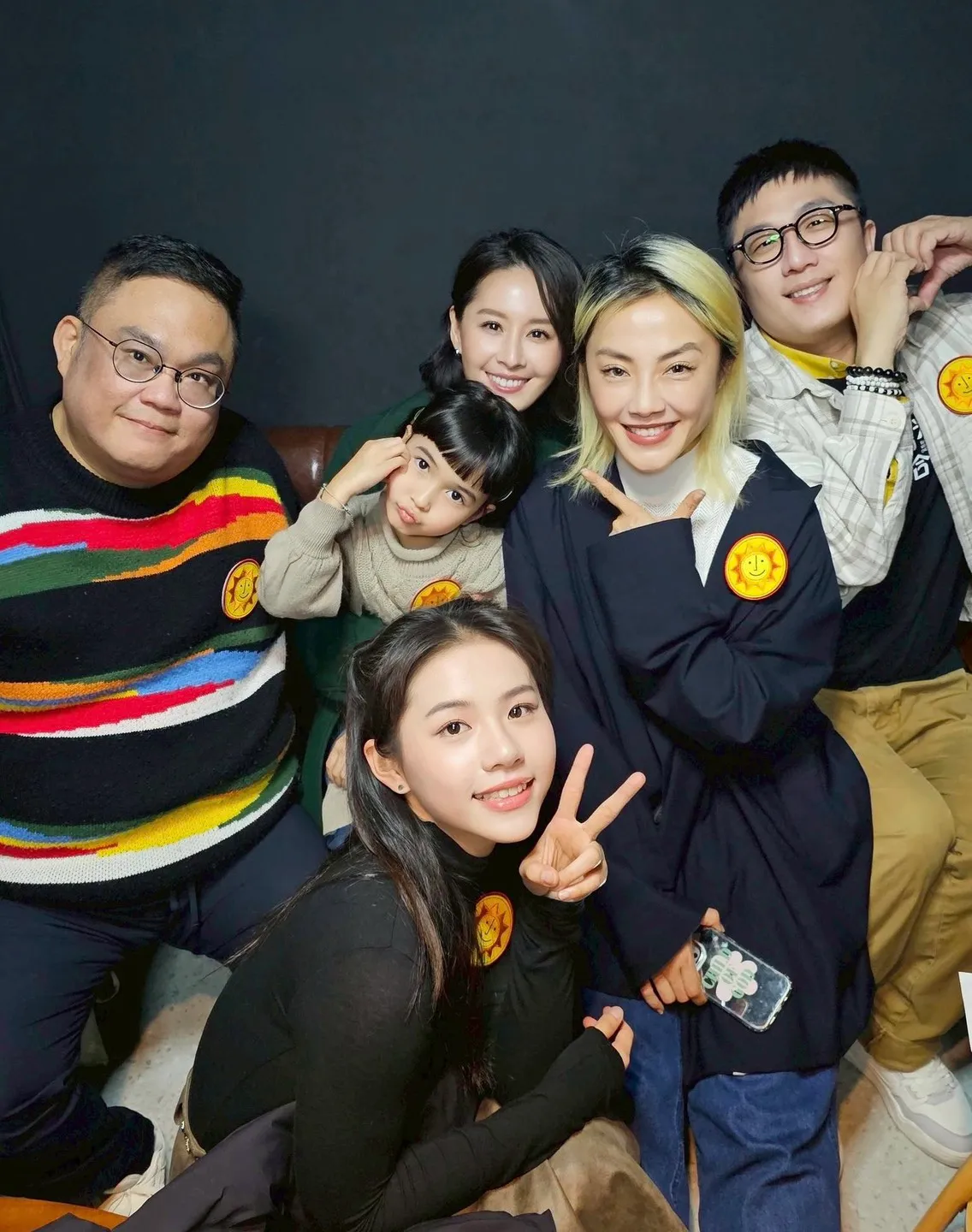 《陽光女子合唱團》日前舉辦親子場，飾演一家人的曾愷玹、小8、小演員陳蕾朵、羅晨恩全現身。壹壹喜喜提供