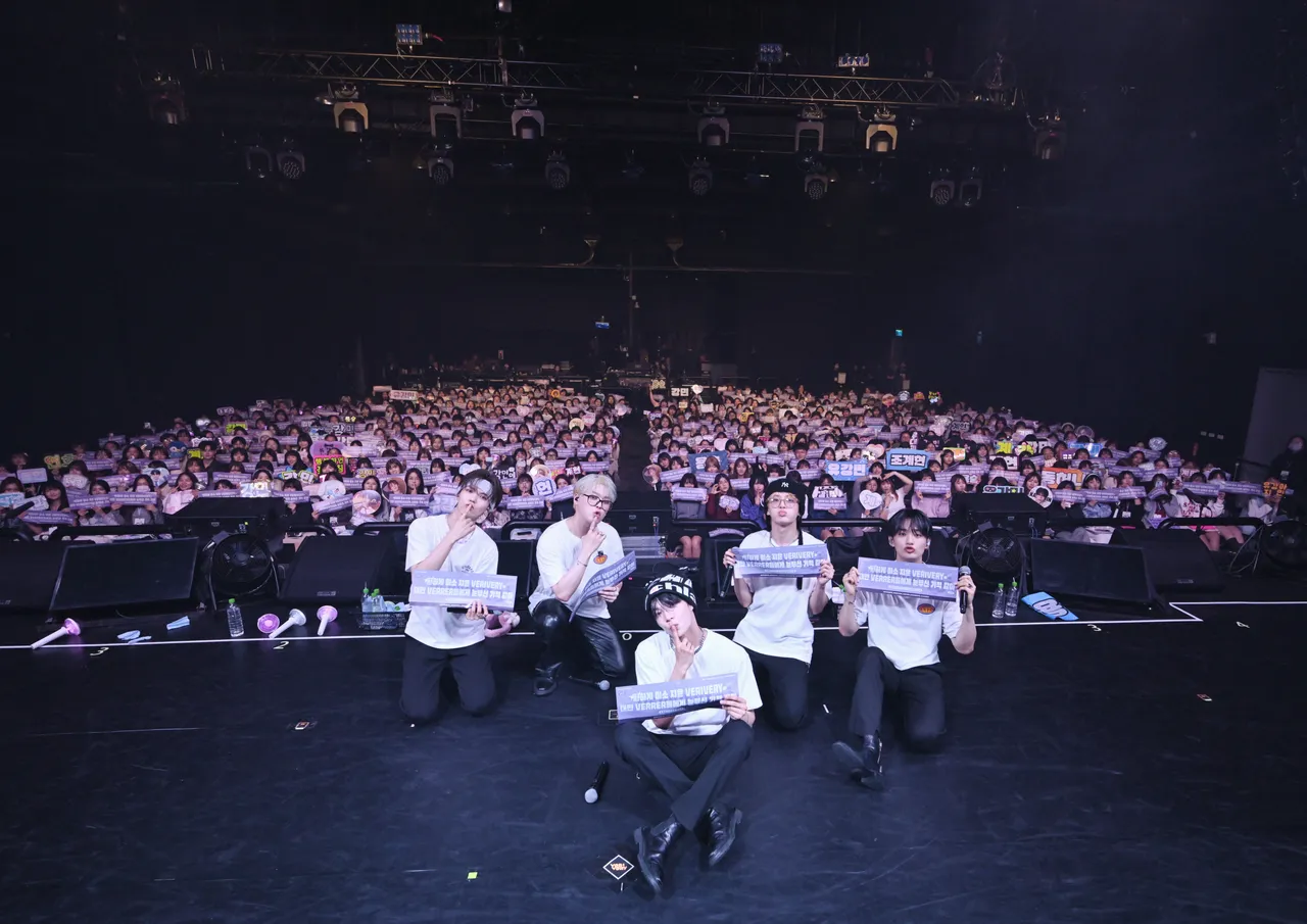 VERIVERY與粉絲大合照。寬寬整合行銷提供