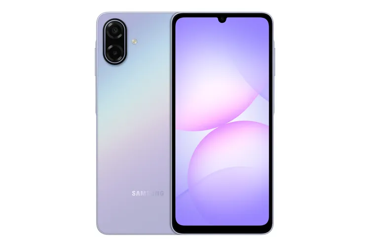 Samsung Galaxy A07 5G在台推出酷潮黑、裸光紫兩色，提供4GB＋128GB單一版本配置。三星提供
