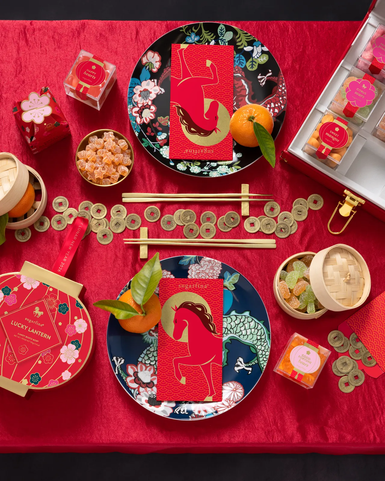 年節送禮需求升溫，sugarfina 馬年農曆新年系列以多款禮盒配置，回應拜年、團聚與企業送禮等不同使用情境。品牌提供