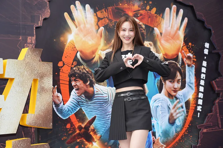 曾莞婷在片中演辣媽。彭欣偉攝