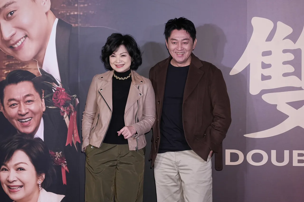 楊貴媚（左）和庹宗華飾演劉冠廷父母。彭欣偉攝