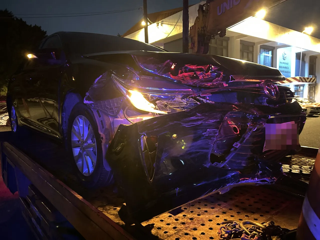 肇事車輛。國道警方提供