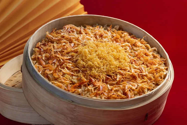 瑤柱櫻花蝦糯米飯。業者提供