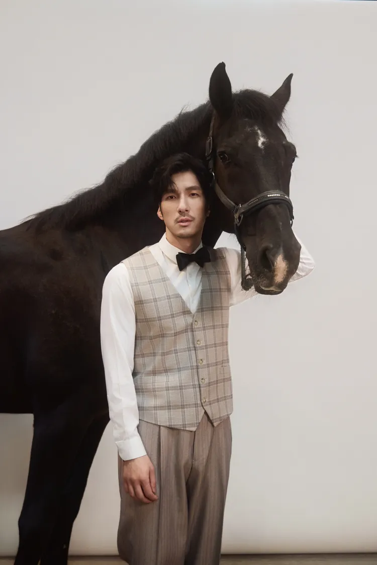 楊銀豪是華裔德國人，有帥氣混血外表。幸星娛樂提供