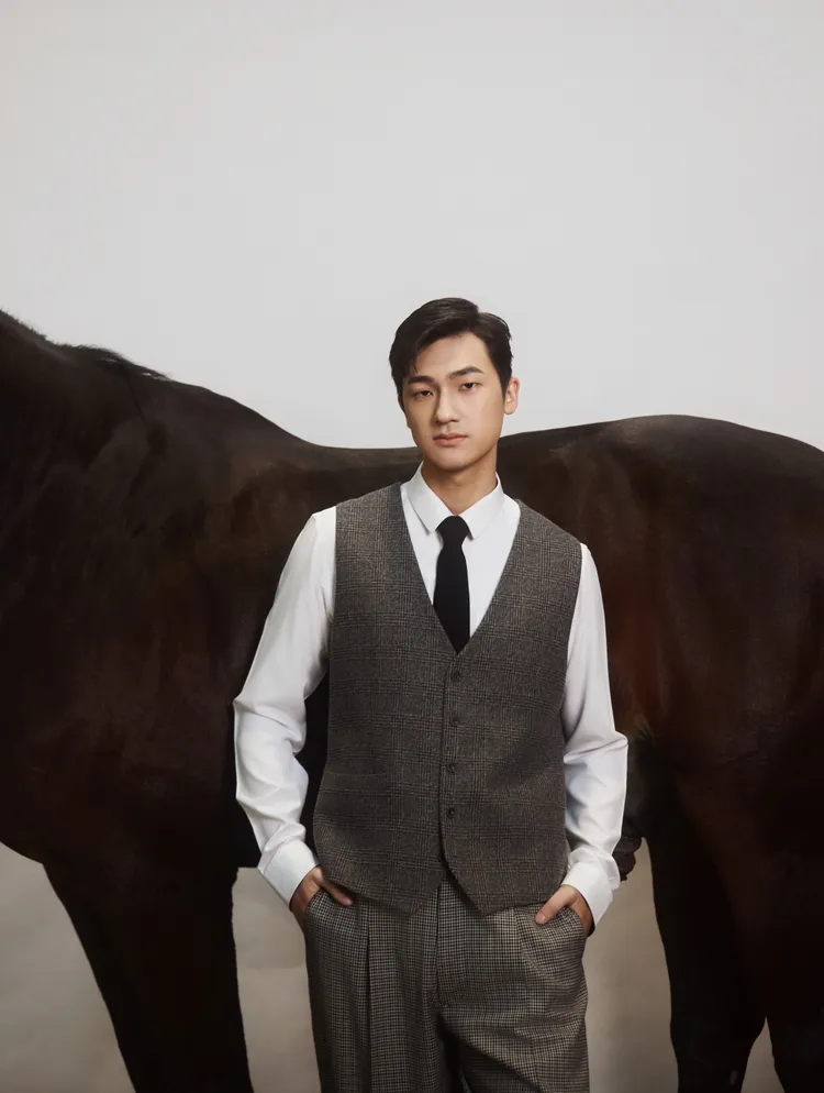 裴子齊還是新人，就出演兩部影集主角。幸星娛樂提供