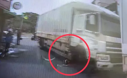 疑内轮差惹祸！　大货车右转撞6旬女骑士　卷轮下丧命