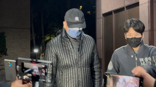 「神秘大戶」蕭漢森涉炒股賺千萬　深夜移送畫面曝！無奈吐6字