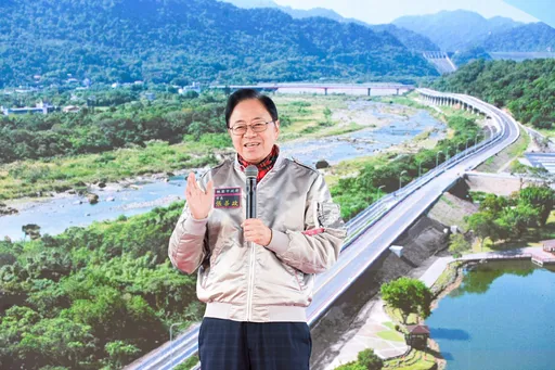 大嵙崁清淤輸送道路通車　張善政：提升清淤效率、帶動大龍門觀光