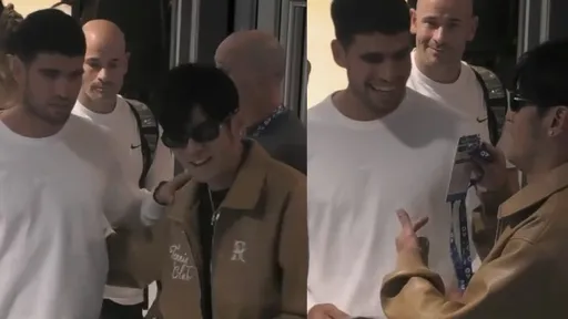 周杰倫熱情相會球王「小蠻牛」　澳網主播介紹：台灣歌手