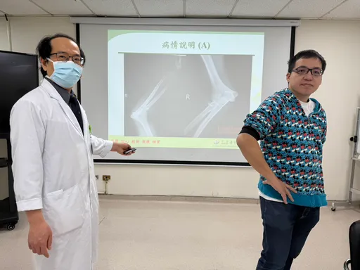 油漆師傅高處墜落右手骨折變形　醫「軟硬兼施」讓他重返職場