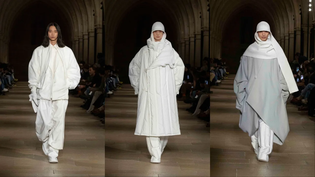 IM MEN 2026/27秋冬RAFT外套系列以絎縫工藝構建蓬鬆體感。品牌提供