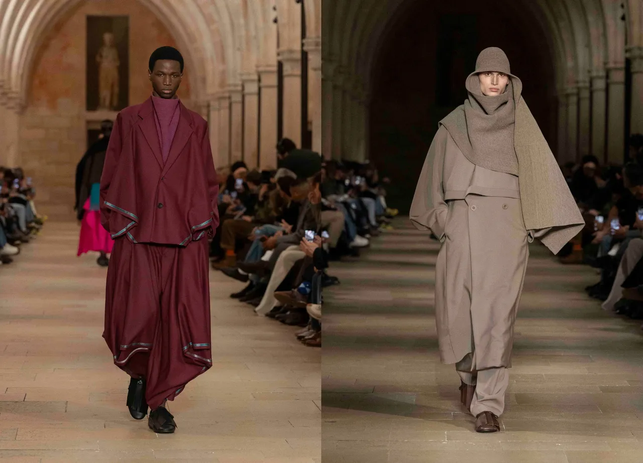 IM MEN 2026/27秋冬SELVEDGE WOOL系列（左）、FRONT BACK系列（右）。品牌提供